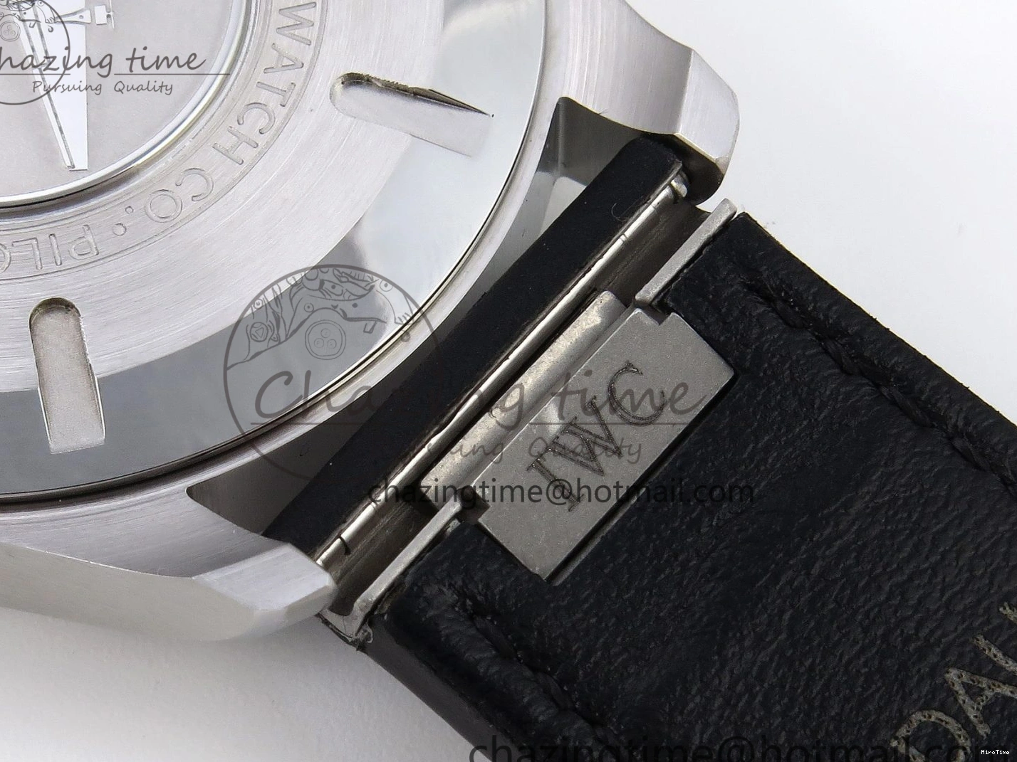 MIROTIME 0329 Pilot Mark XX IW328201 ZF 1:1 Best Edition Black Dial on Black Leather Strap A Affordable 7028